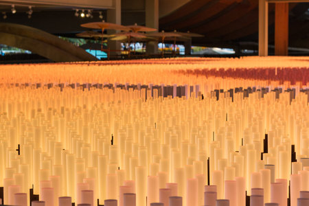 Lighting Installation For the 2015 Milan EXPO China Pavilion: Field of Hopeのeditorial素材