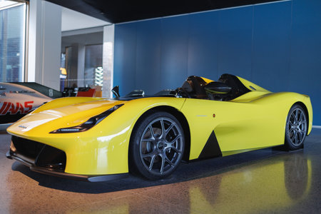 Yellow Dallara Stradale Open Top Italian Car.