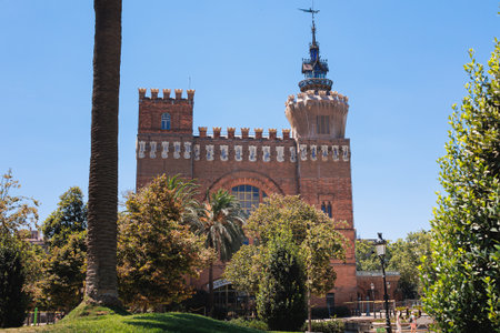 The Castle of the Three Dragons, Barcelona - Spain.のeditorial素材