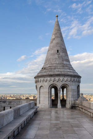 Fisherman's Bastion,Hungarian Gem, Budapest - Hungary.の写真素材
