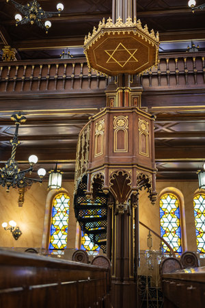 Detail of Budapest Grand Synagogue - Hungary.