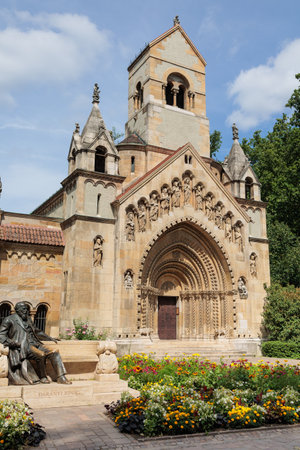 Gothic Chapel in City Park, Budapest - Hungary.の写真素材