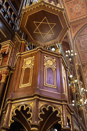 Detail of Budapest Grand Synagogue - Hungary.の写真素材