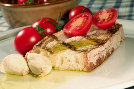 brushetta pugliaの写真素材
