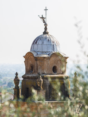 bell tower Sant Agostino - Pietrasantaの写真素材