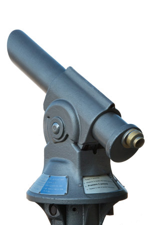 telescope pending payment of tourists interested and curious