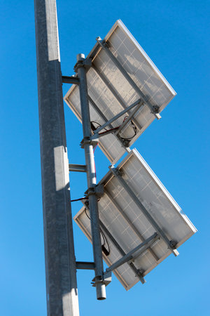 installation of two small solar panels