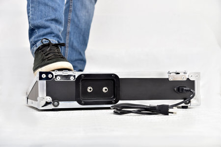 effects equipment on white background