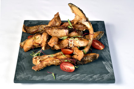Organic Crispy fish Strips in batter