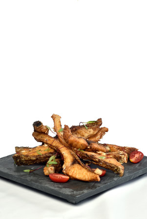 Organic Crispy fish Strips in batter