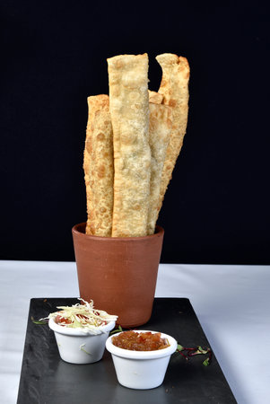 fair pastry stuffed with meat and cheese, brasilian food.