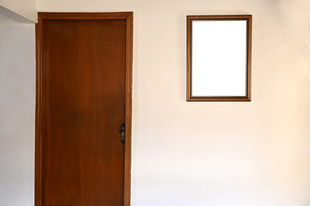 wooden frames for decorative picture vertical frame on white wall