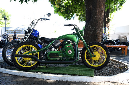 GoiÃ¢nia, GoiÃ¡s, Brazil Motorcycles and chopper exposition custom meeting of motorcyclists and...