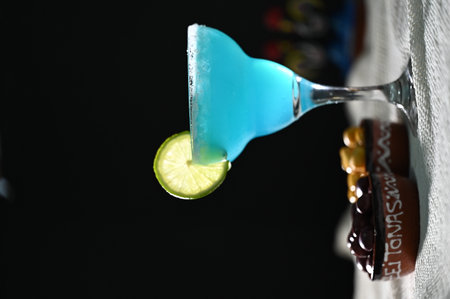 refreshing drink of italian soda and lemon mojito margherita green juice detox vegan saldavel drink