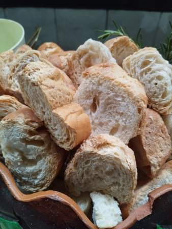 baked bread baguette whole wheat flour food pita bread fermentation breakfast snack eat taste
