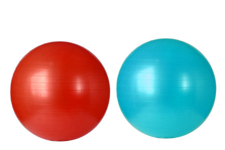 exercise ball physiotherapy gym equipment orthopedic treatment trapia imageの写真素材