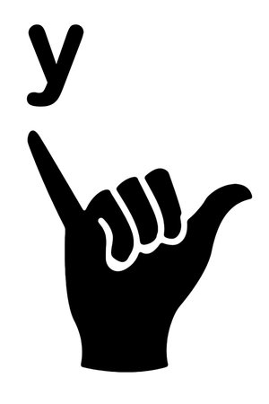 hand signs alphabet in pounds poses gestures signs hand speak letters image for deaf and mute imageの写真素材