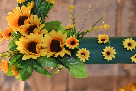 June festivities decoration and arrangements, typical Brazilian country party SÃ£o JoÃ£o festの写真素材