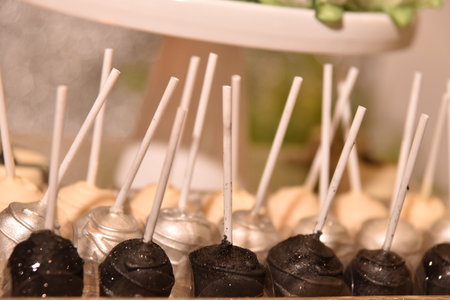 sweets bonbon candy chocolate condensed milk sugar caloric food, party decoration tasteの写真素材