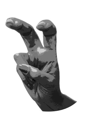 hand signs alphabet in pounds poses gestures hand signs sign language image vector mocup poundsの写真素材