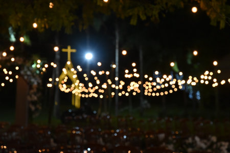 image with blur light blurred illumination night environment ideal for texture background