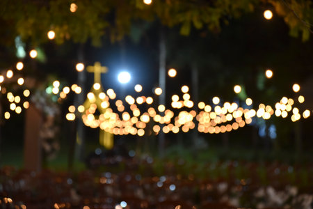 image with blur light blurred illumination night environment ideal for texture background