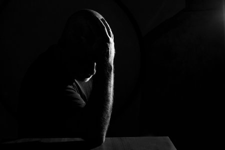 body expression body movements man in black and white photo fine art silhouette expression image