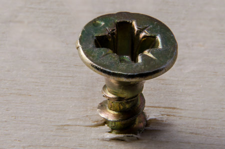 cross-head screw for woodの写真素材