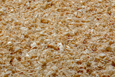 wood chips for pets perfectly as backroundの写真素材