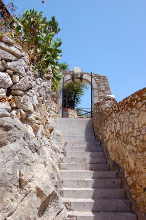 Castelmora is a small & cozy city on the mountain in messina province.  Located on Sicily Island.の写真素材