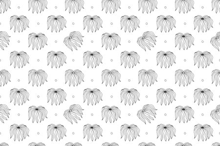 Seamless Botanical Patternのイラスト素材