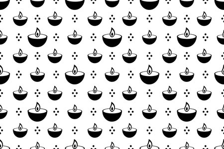 Traditional Indian Backgroundのイラスト素材