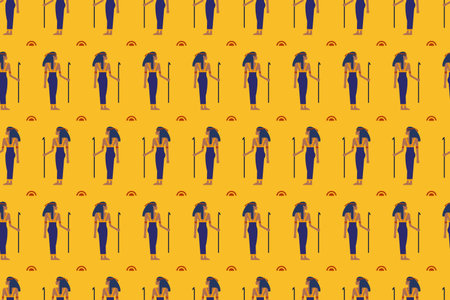 Historical Seamless Patternのイラスト素材