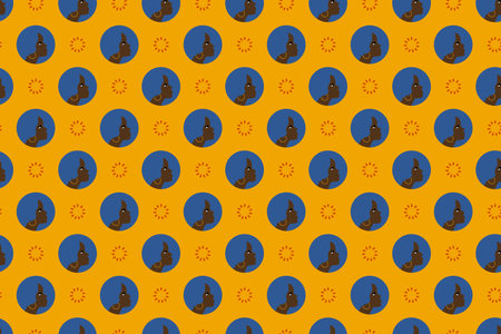 Seamless African Cloth Patternのイラスト素材