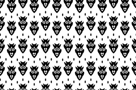 African Kitenge Backgroundのイラスト素材