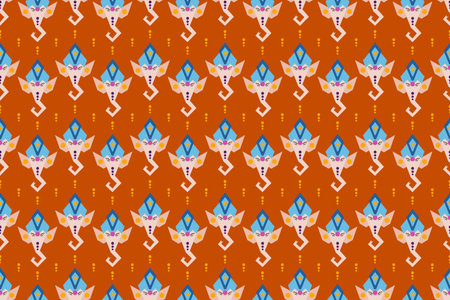 Indian Festive Patternのイラスト素材