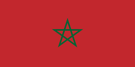 Morocco National Flagのイラスト素材