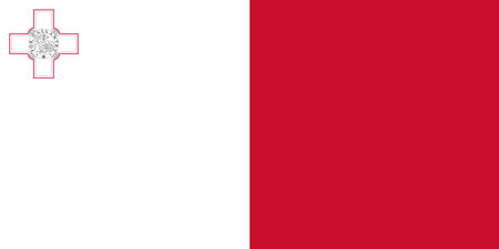 Malta National Flagのイラスト素材
