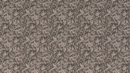 Dark floral wallpaper for backgroundの写真素材