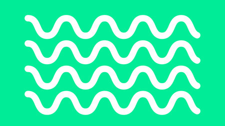 Minimal Wavy Abstract Backgroundの写真素材