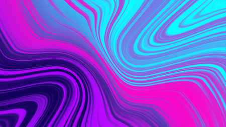Neon Wavy Line Background