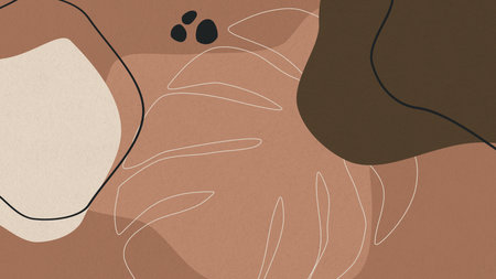 Abstract Background With Floral Designの写真素材