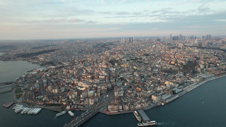 Istanbul City Viewの写真素材