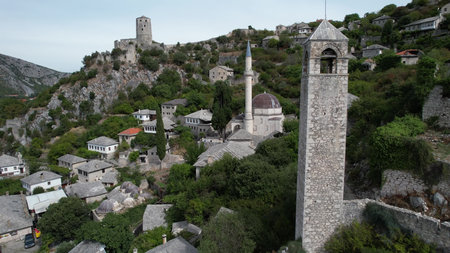 Pocitelj Clock Towerの写真素材