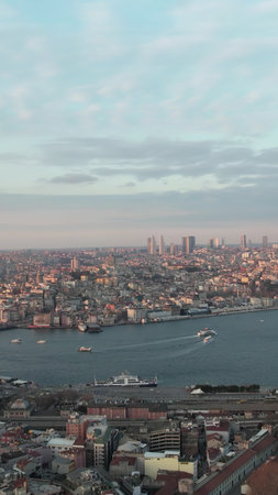Aerial View Istanbulの写真素材