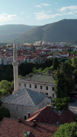 Sinan Pasha Mosque Mostarの写真素材
