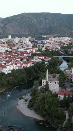 Bosnia Birds Eye Viewの写真素材