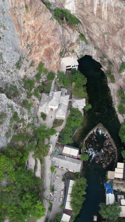 General View Blagajの写真素材