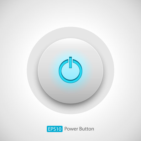 Power Button Background - Vector power button background   EPS10 file with transparency のイラスト素材