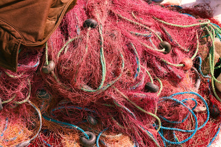 fishing netの写真素材